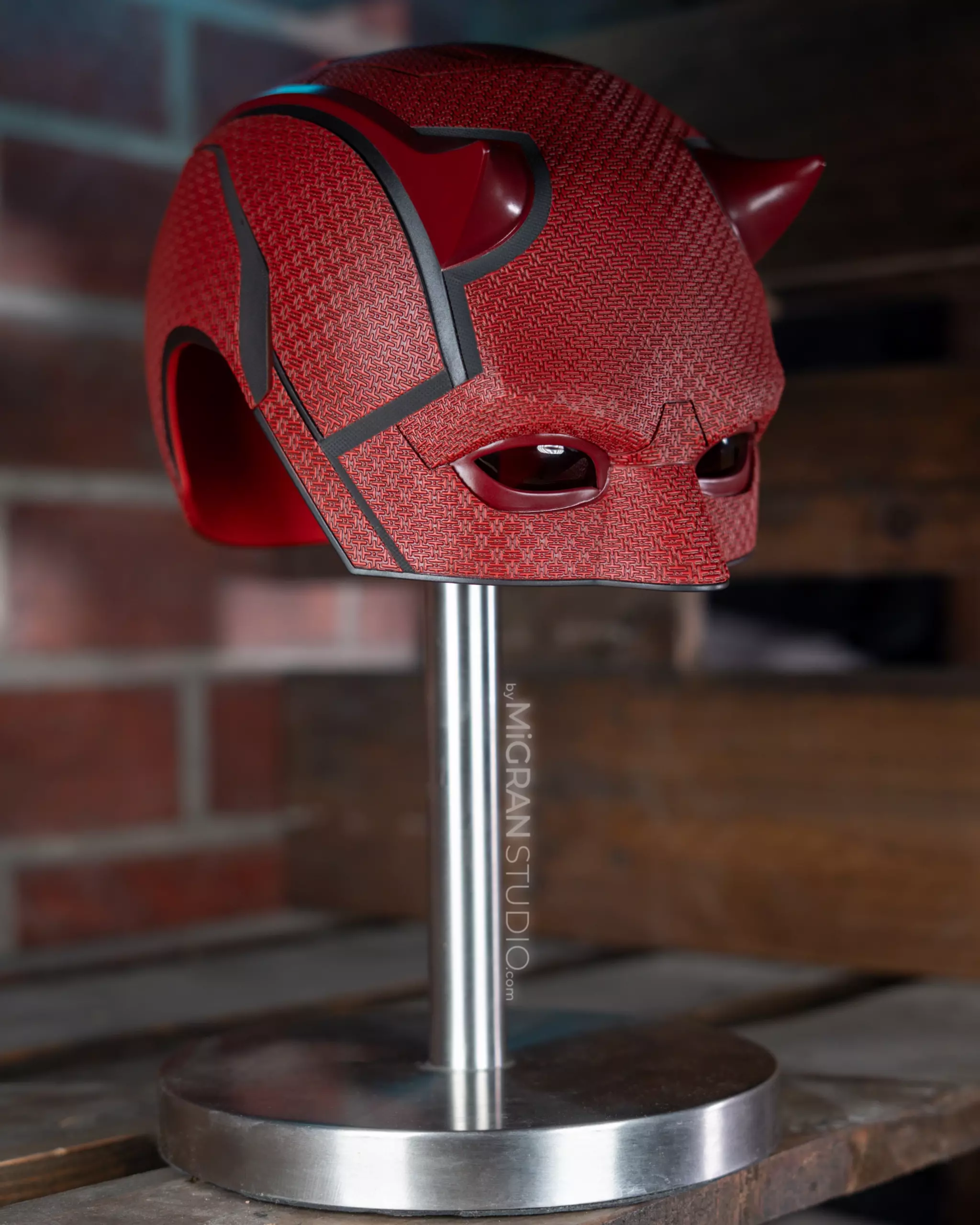 Red Textured Daredevil Helmet Mask – Born Again Season 1